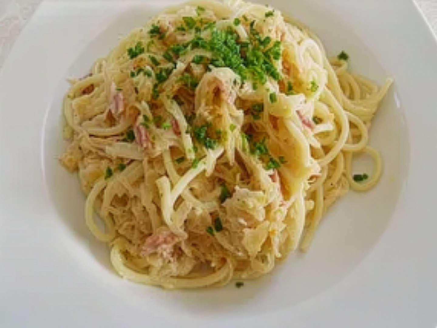 Nudeln mit Sauerkraut